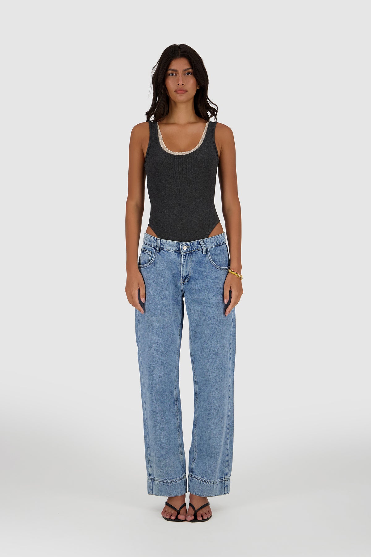 Destiny Jeans - Stone Blue Wash
