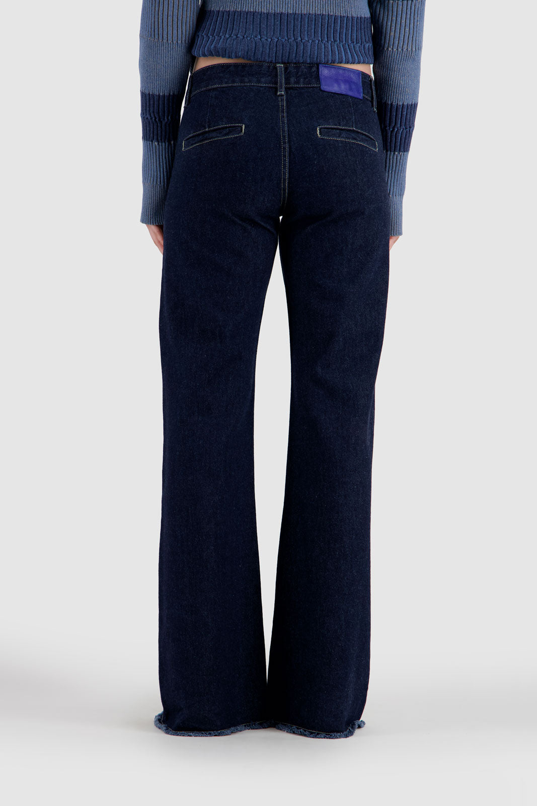 Slim Flared Jeans - Midnight Blue