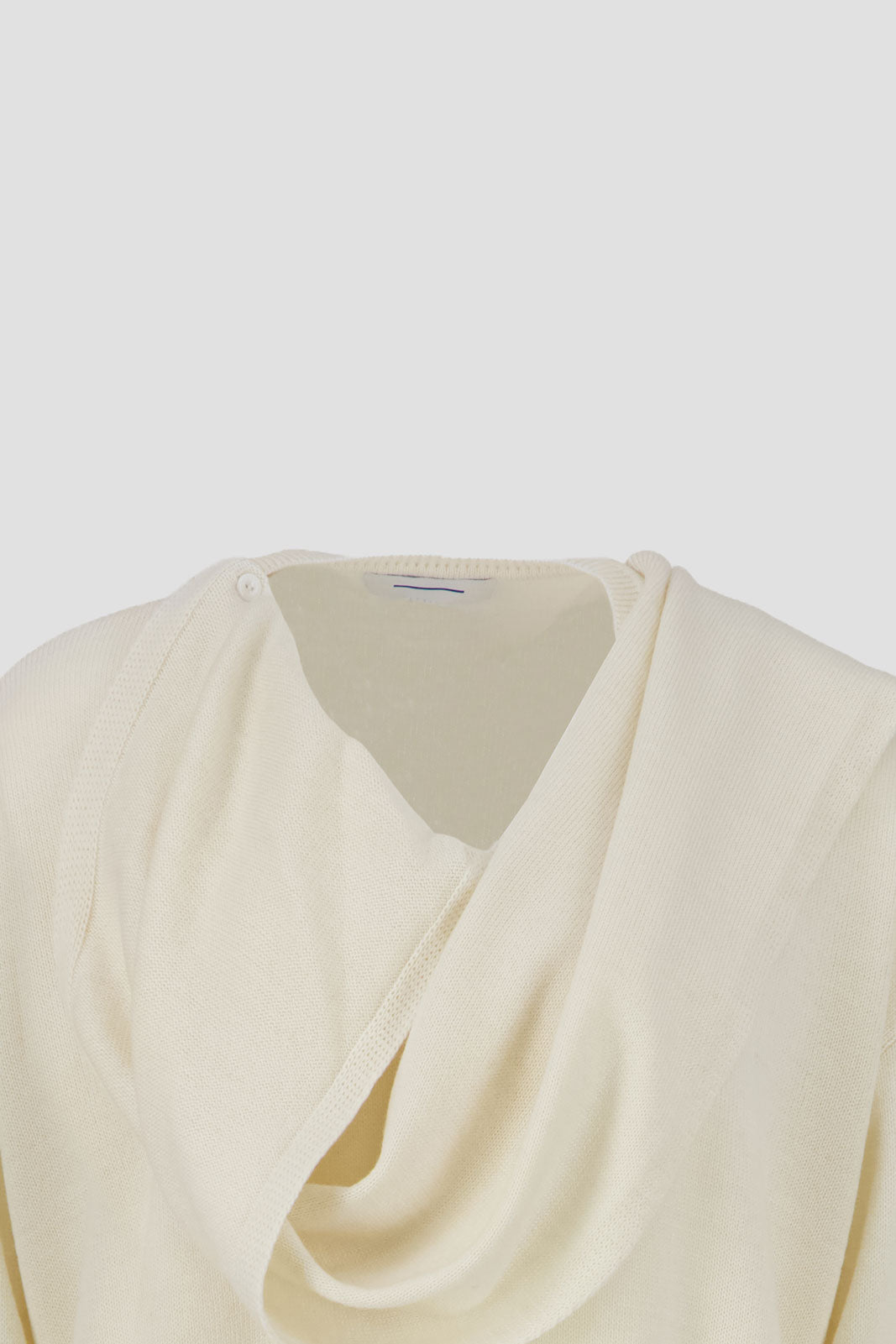 Scarf Sweater White