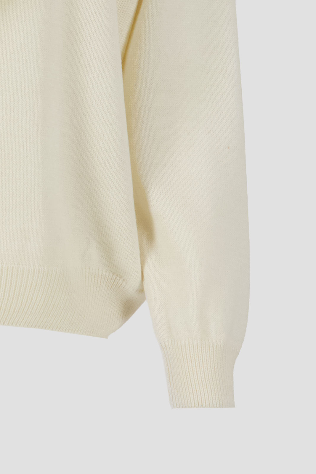 Scarf Sweater White