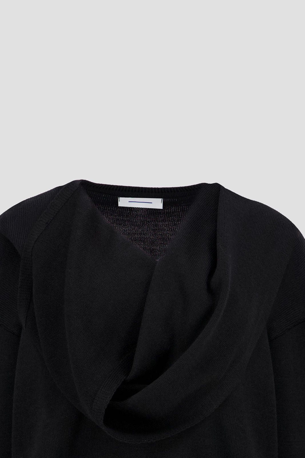 Scarf Sweater Black
