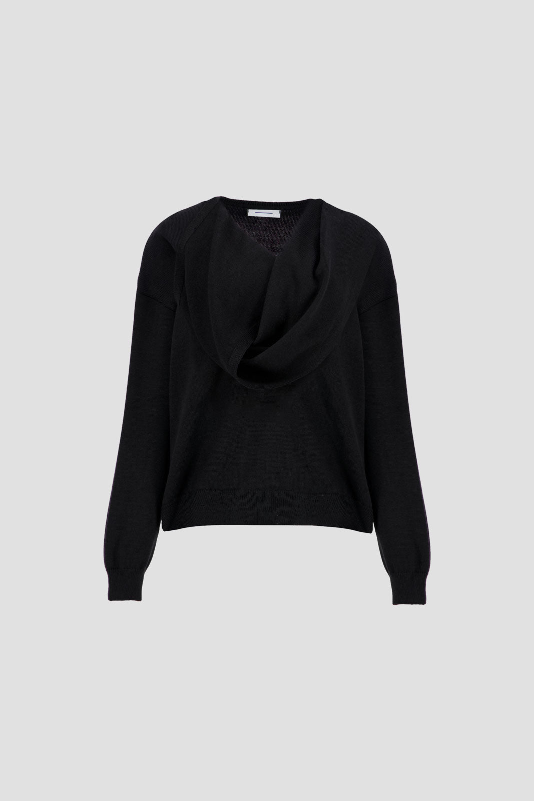 Scarf Sweater Black