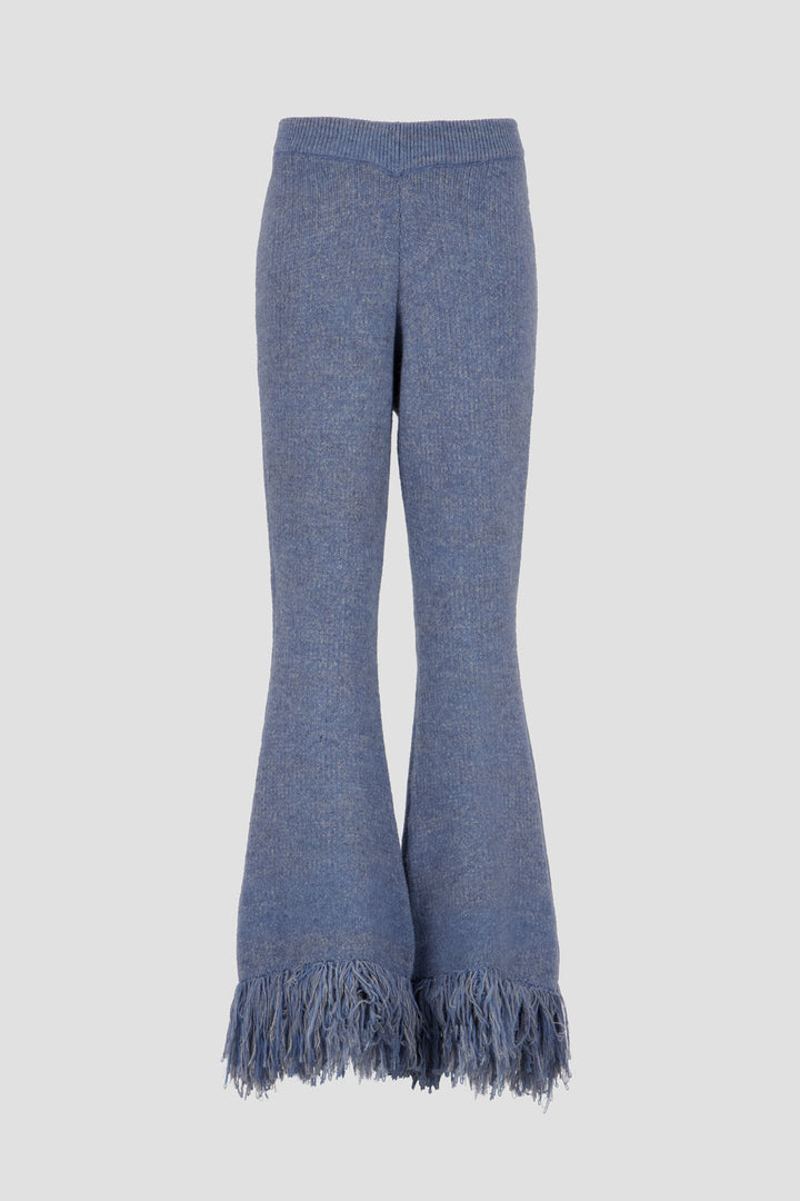 Fringed Pants Indigo
