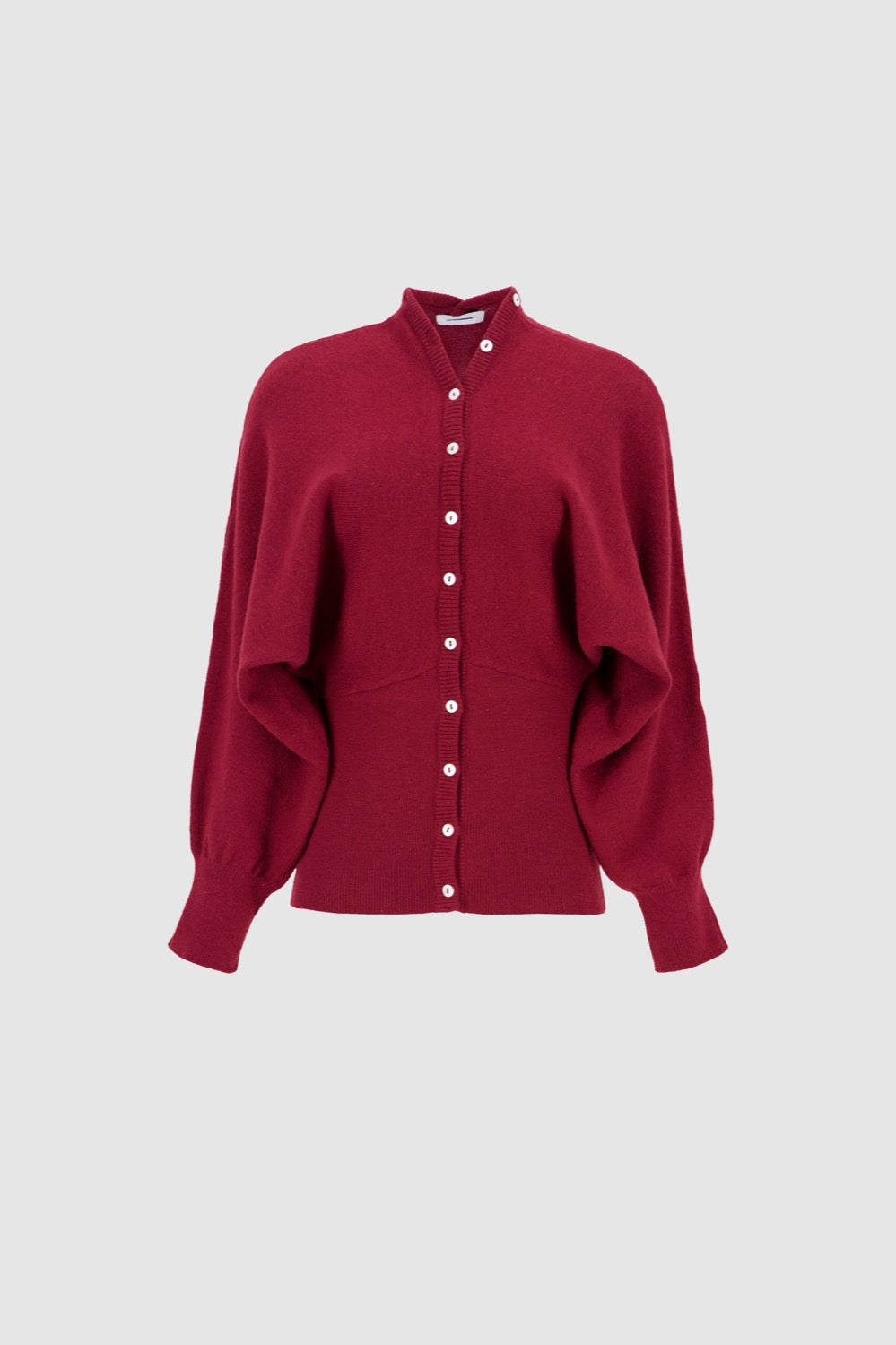 Cinched Cardi - Burgundy