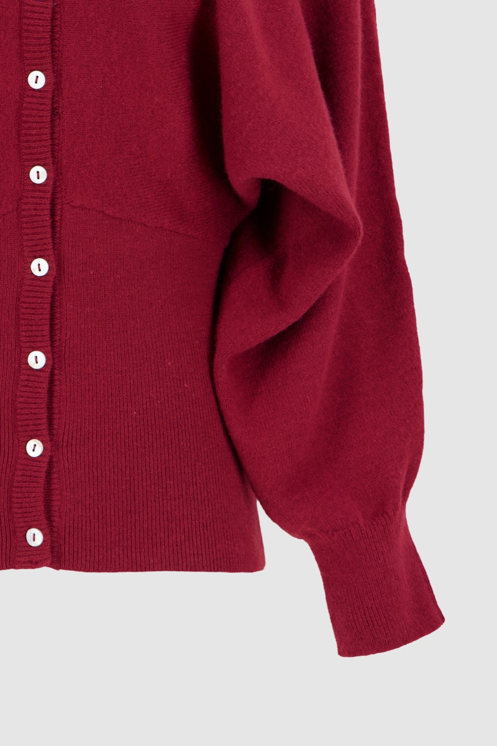 Cinched Cardi - Burgundy