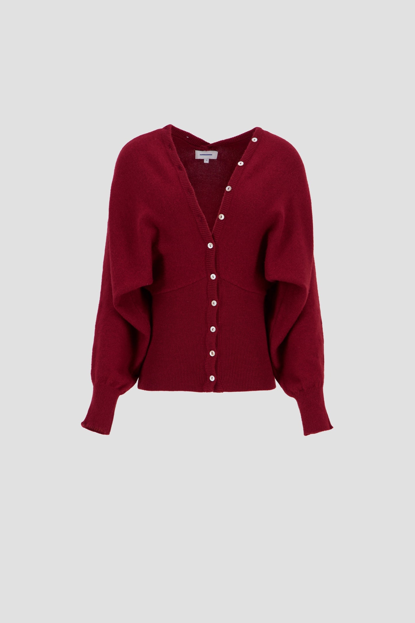 Cinched Cardi - Burgundy
