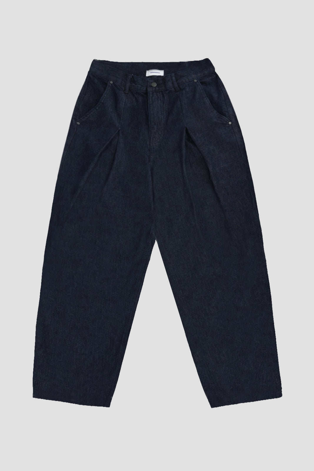 Denim Trousers Raw Navy