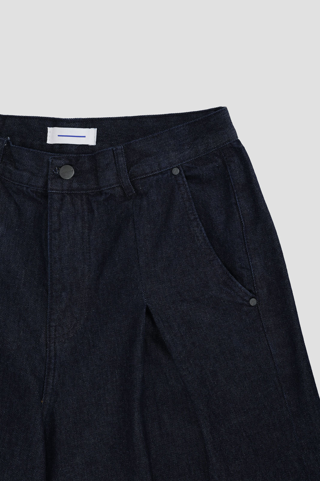 Denim Trousers Raw Navy