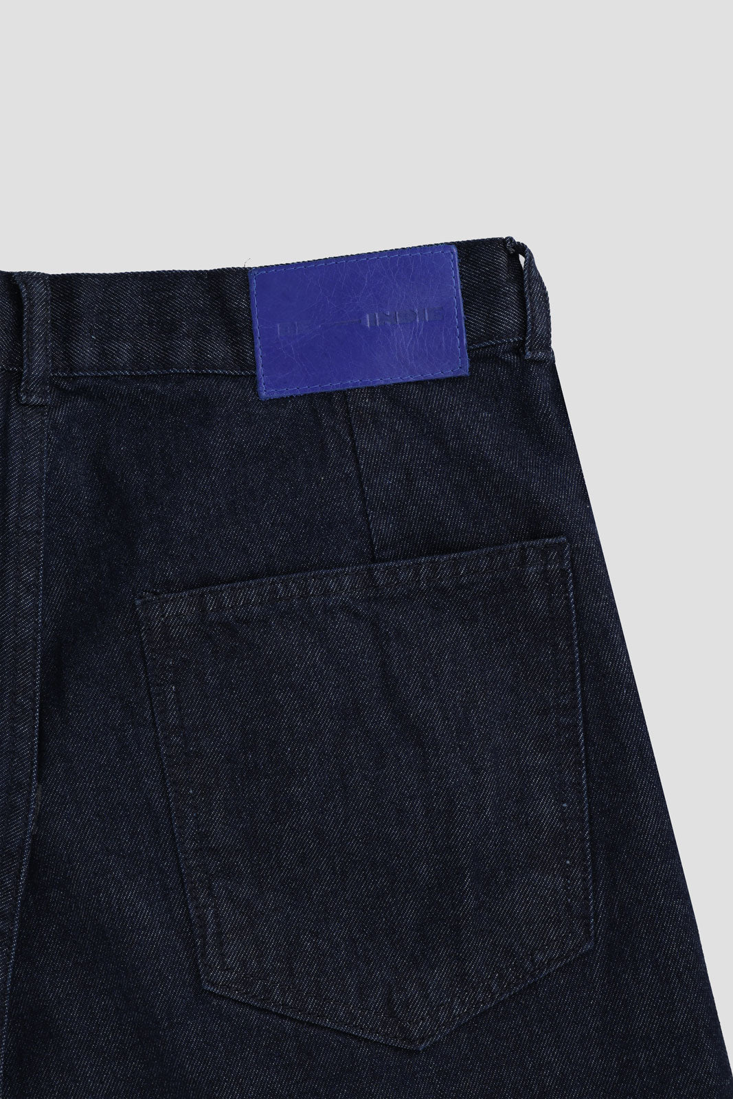 Denim Trousers Raw Navy