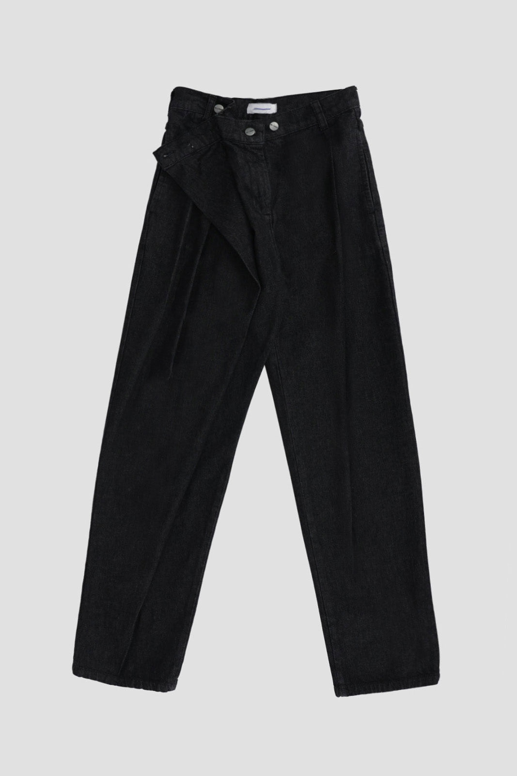 Overlapping Jeans -  Black