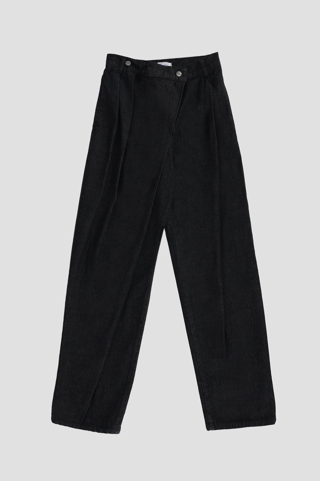 Overlapping Jeans -  Black