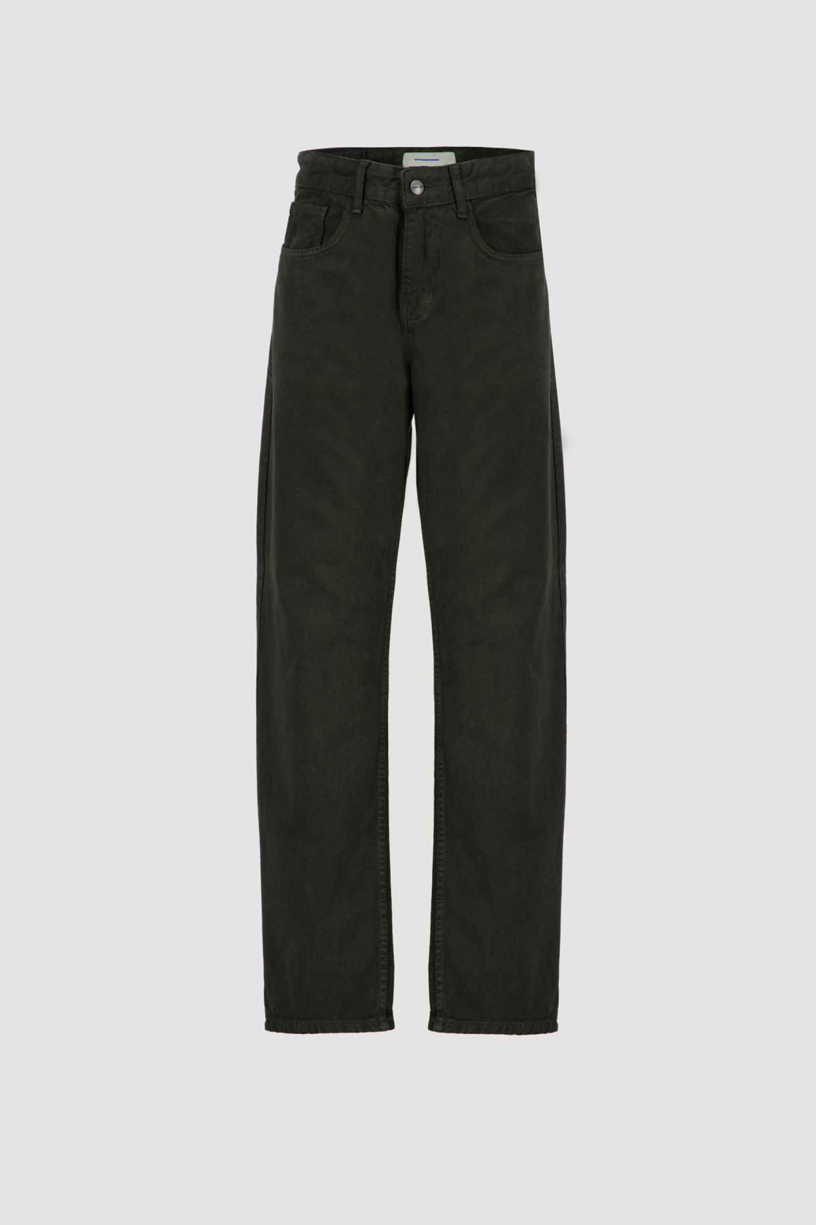 Khaki Straight Leg Jeans
