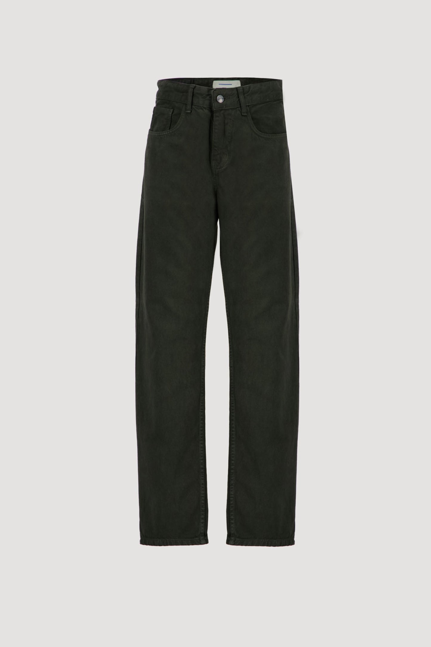 Khaki Straight Leg Jeans