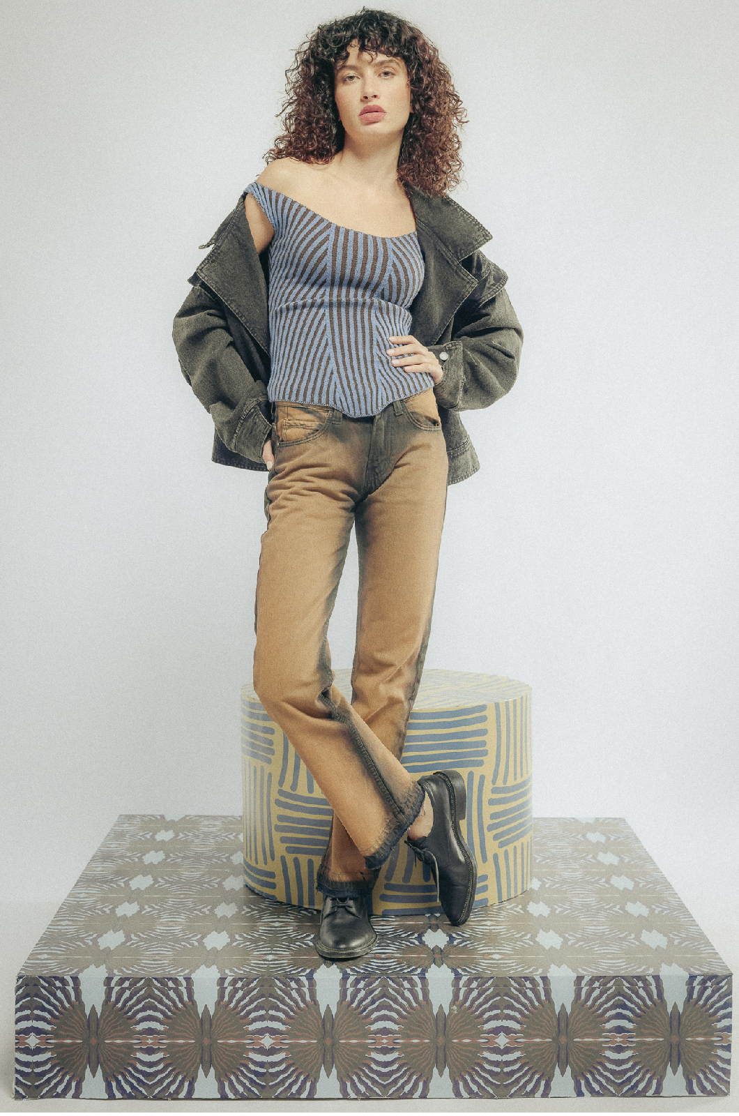 Bootcut Black& Brown