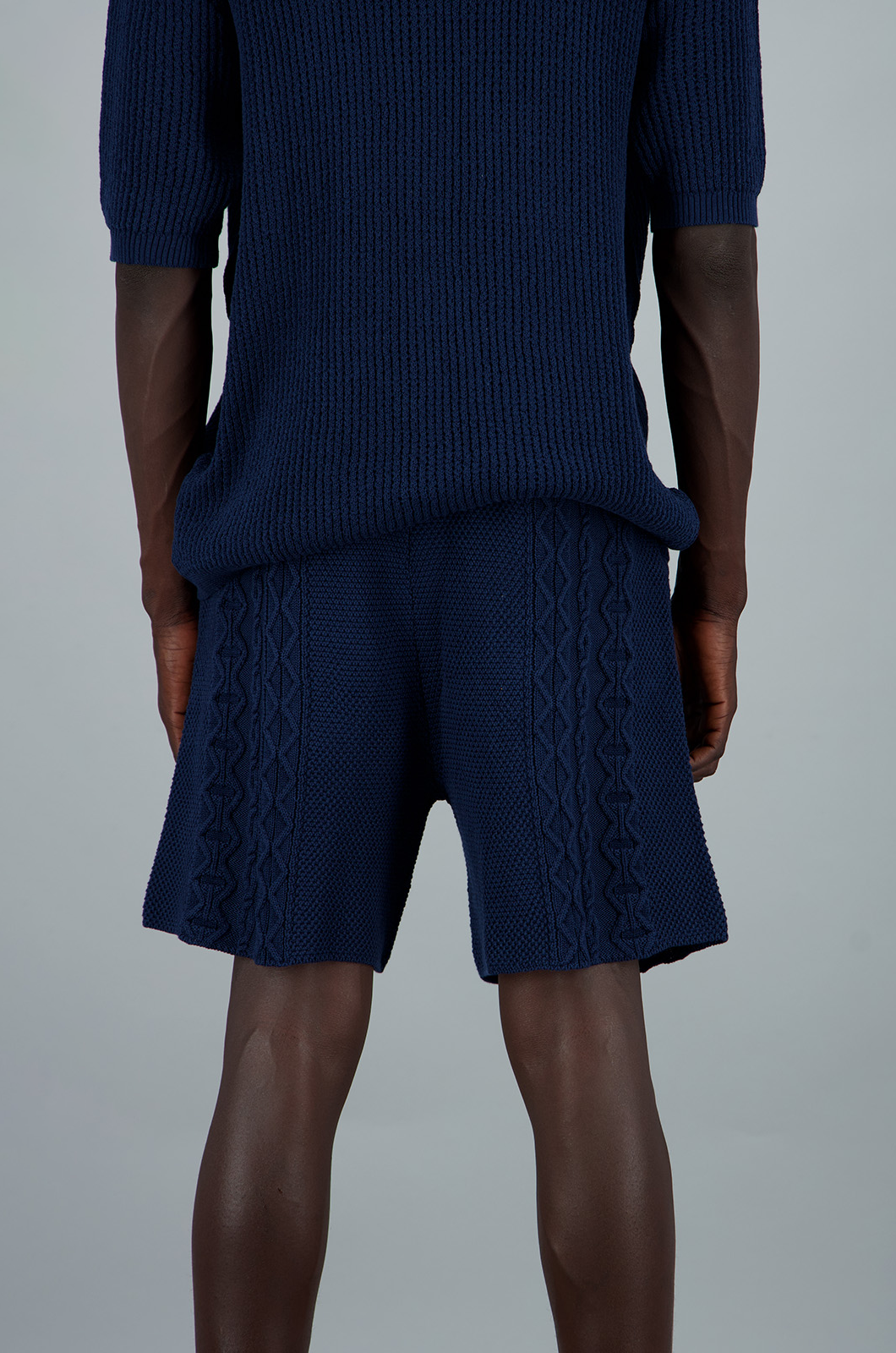 Knit Shorts Navy