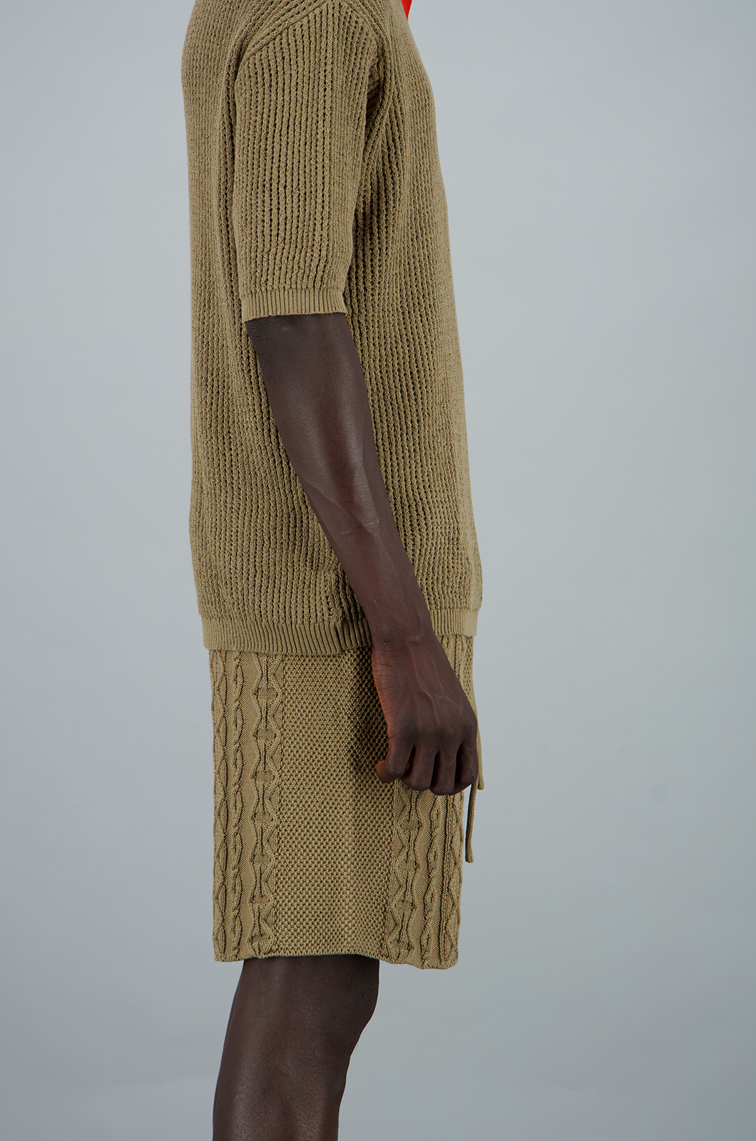 Knit Shorts Khaki