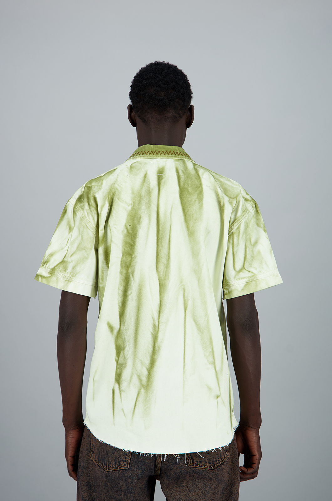 Zig Zag Shirt Khaki