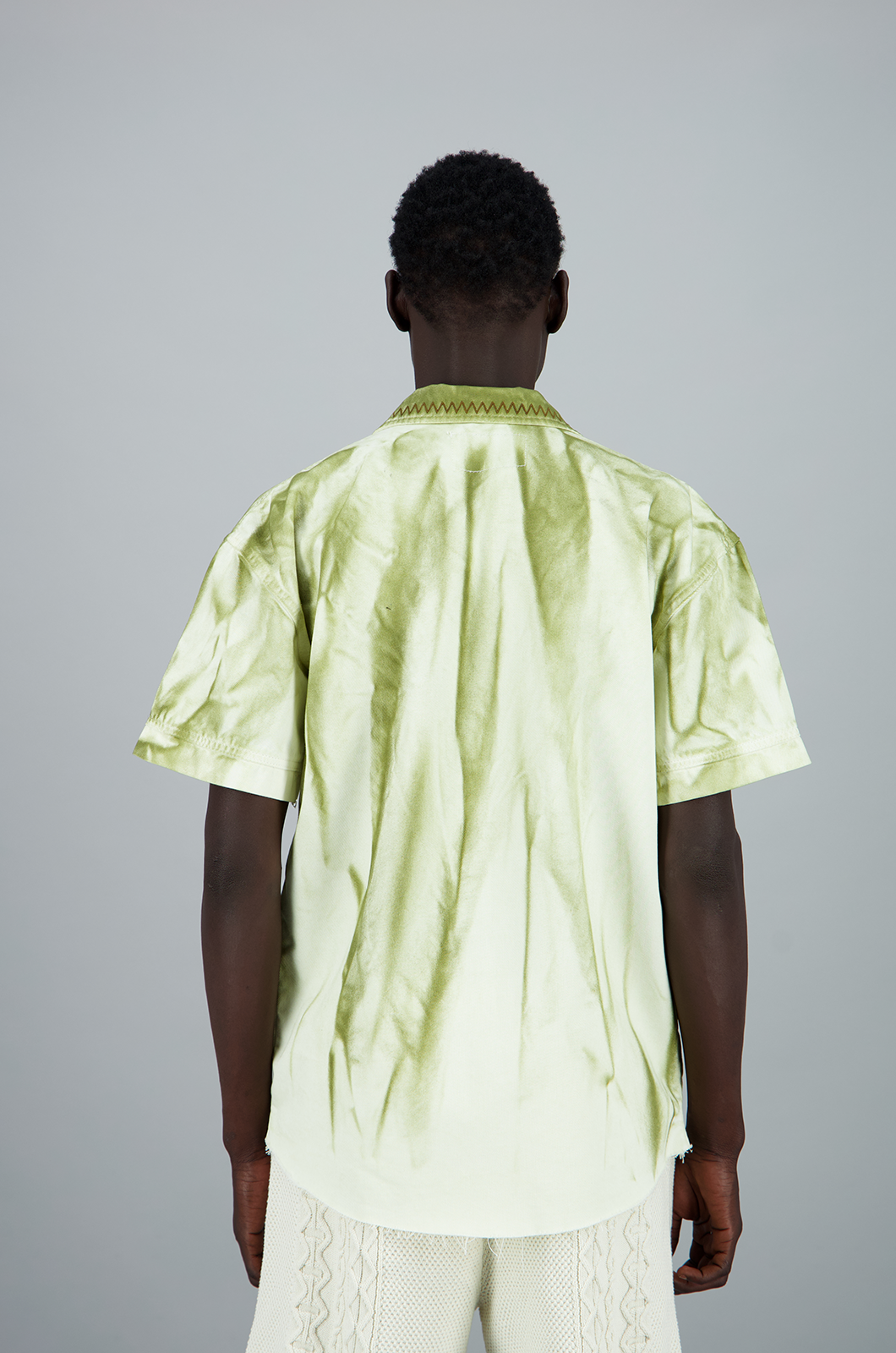 Zig Zag Shirt Khaki