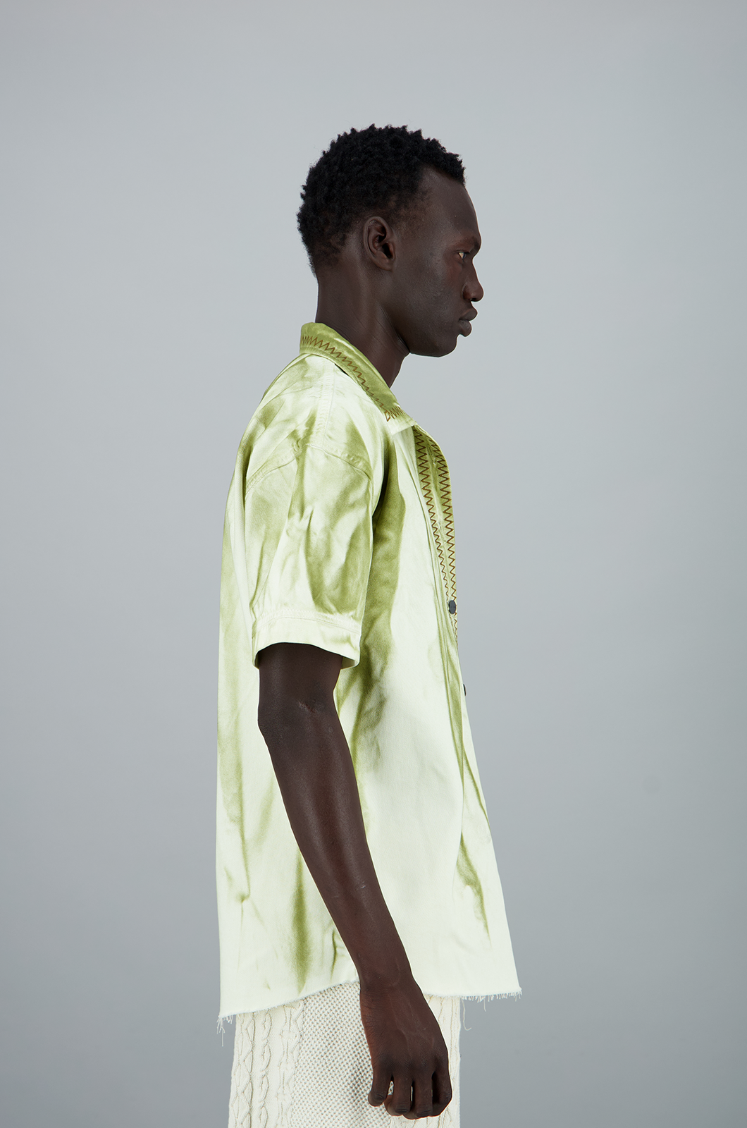 Zig Zag Shirt Khaki