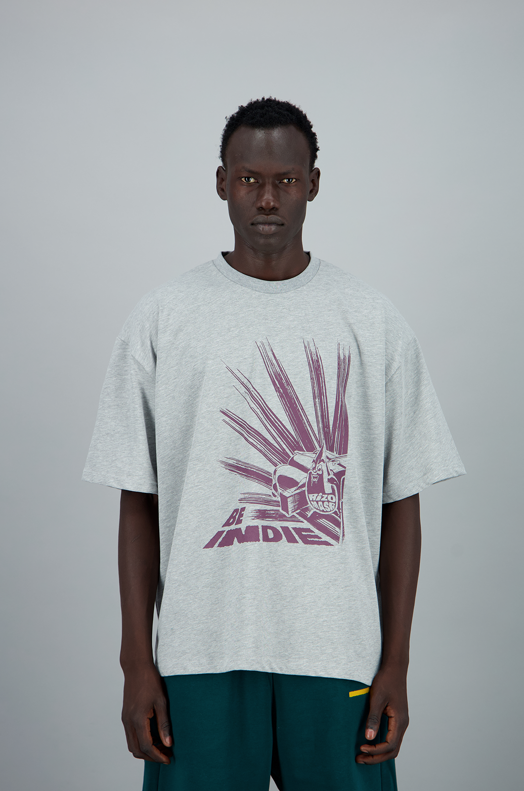 Oil T-Shirt Grey
