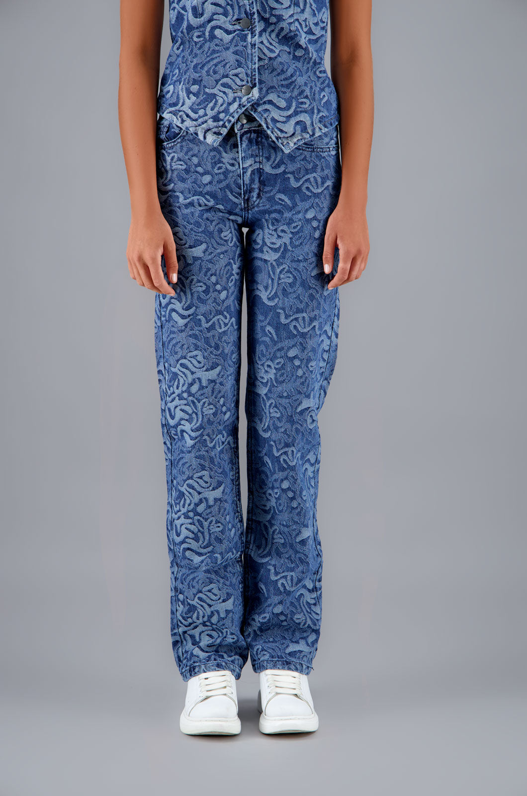 Jacquard Jeans
