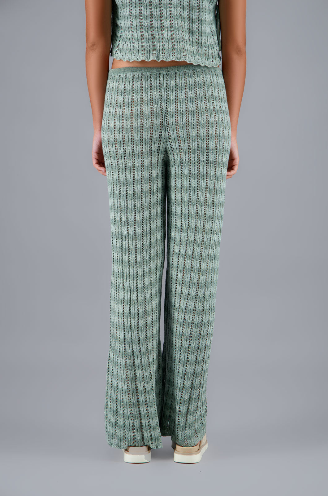 Zigzag Pants Sage Green