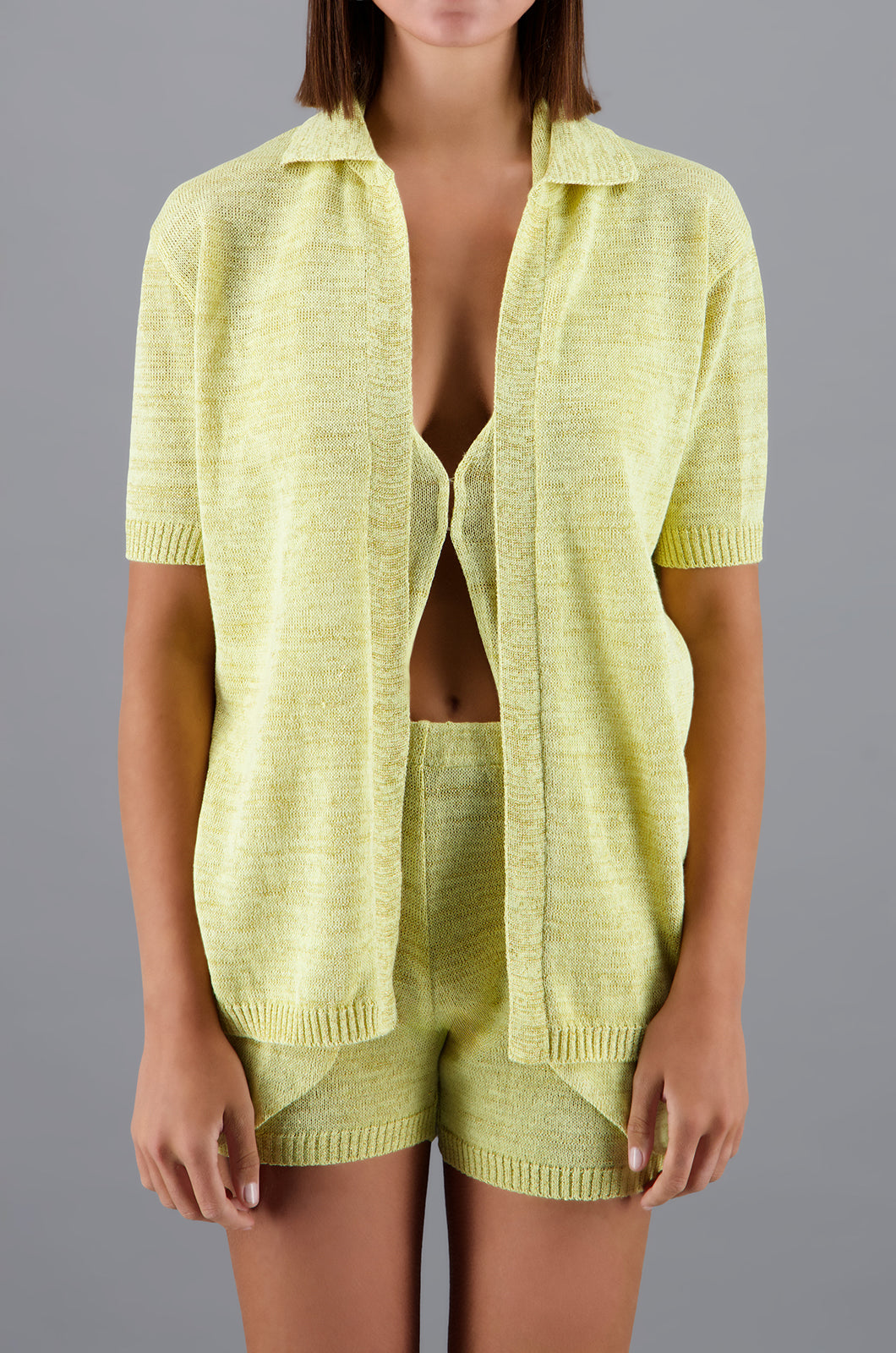Lurex Shirt Yellow
