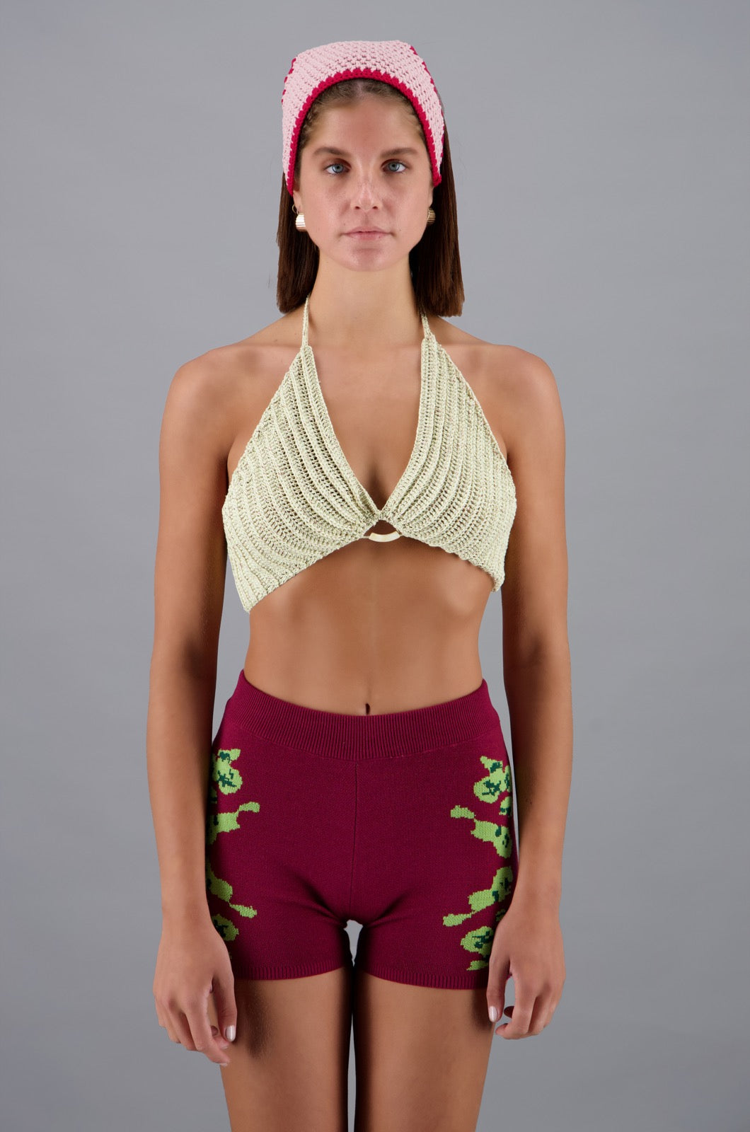 Crochet Bralette Beige