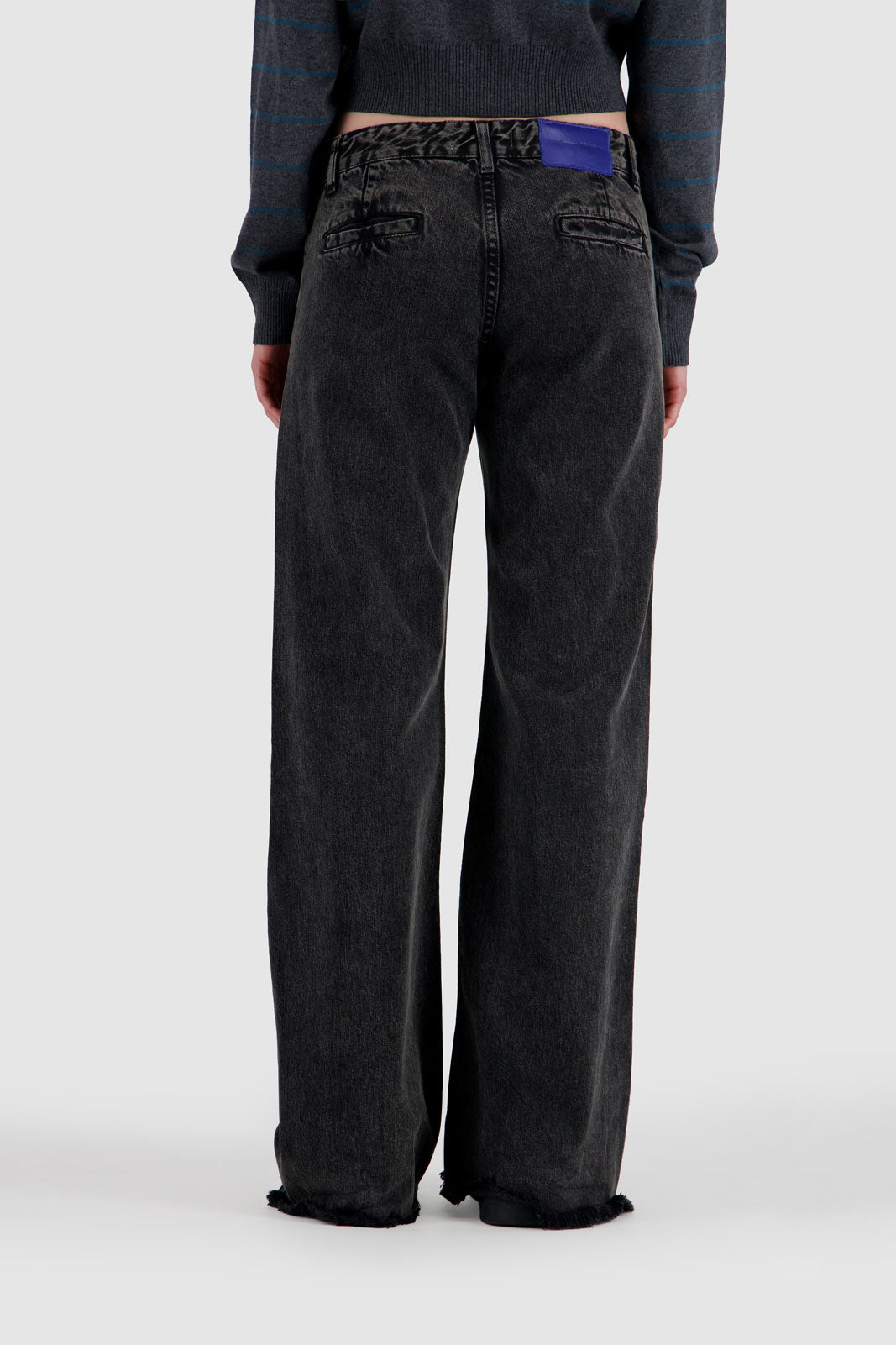 Low Rider Jeans Stone Black