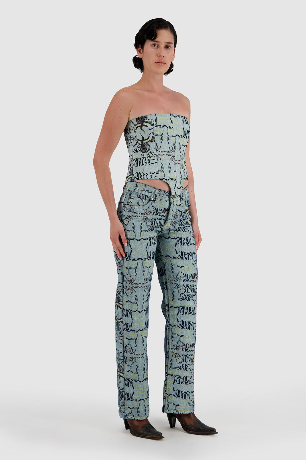 The Swan Denim - Yellow