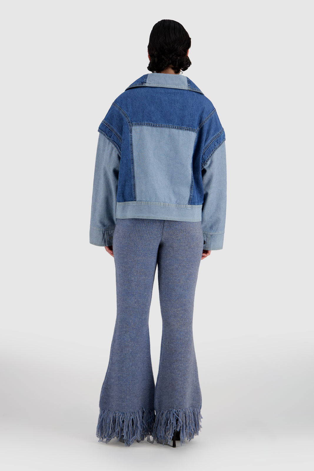 Fringed Pants Indigo