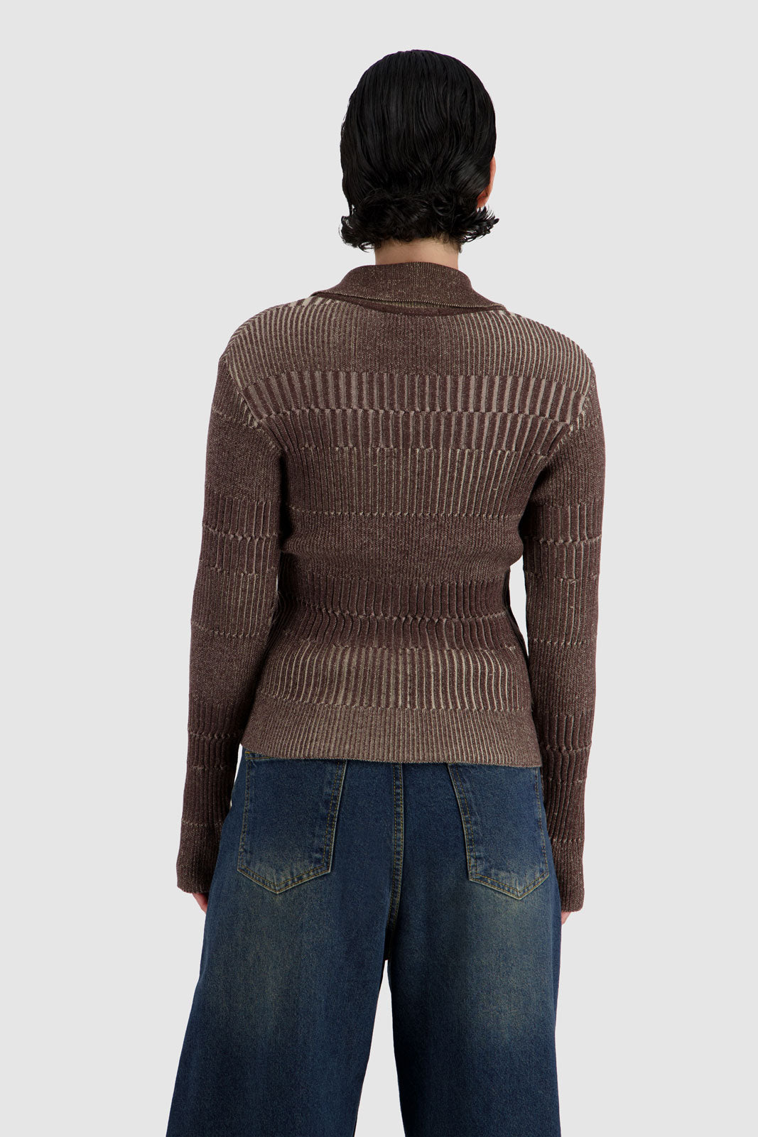 Hook & Eye Cardigan - Beige Tone