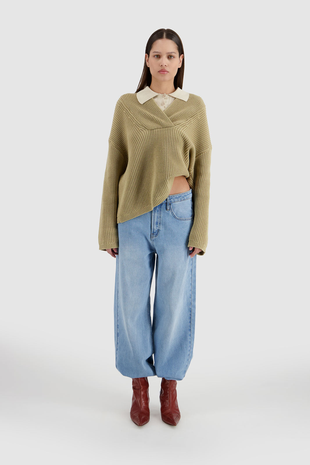 V-Sweater Beige