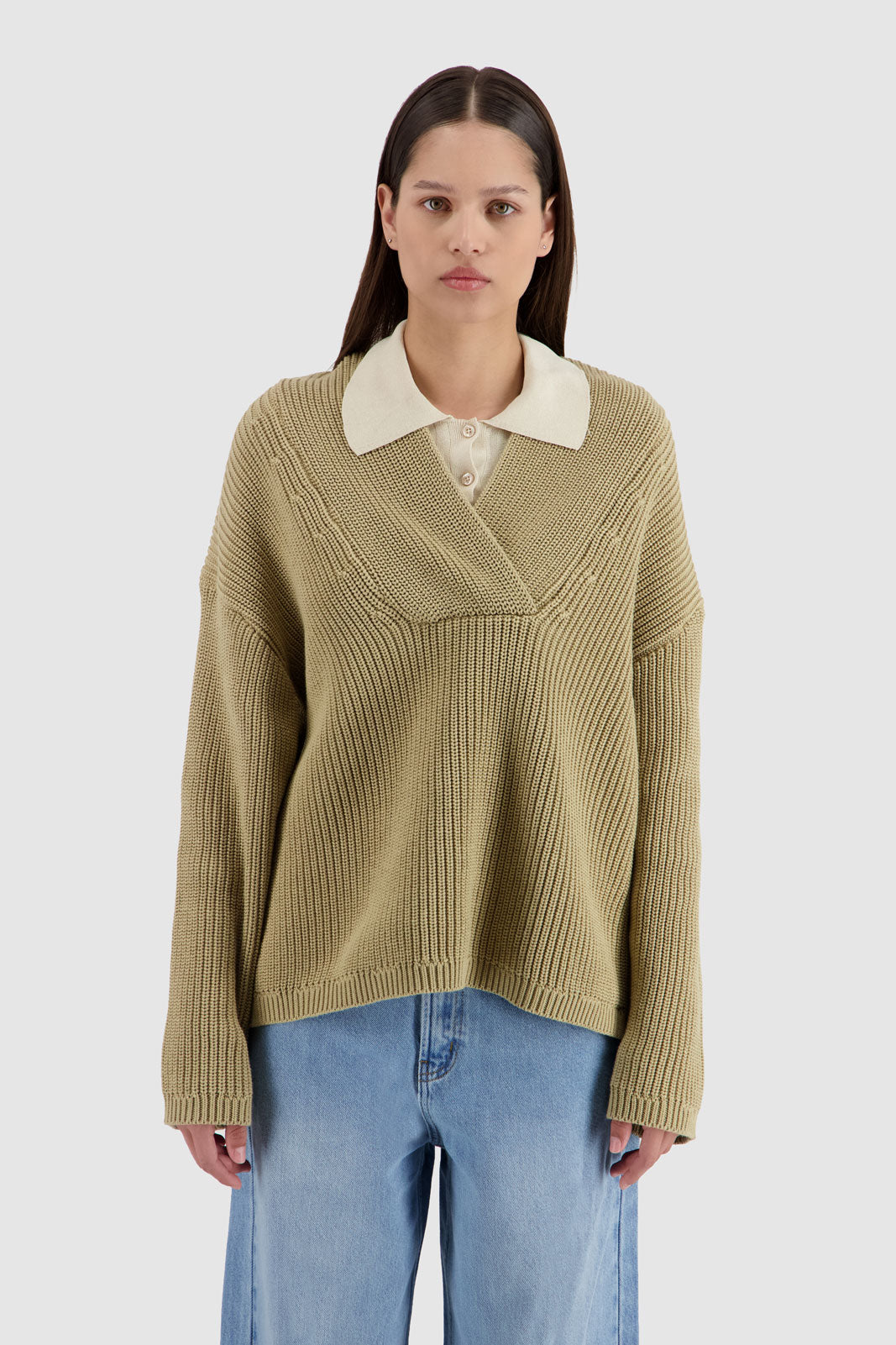V-Sweater Beige