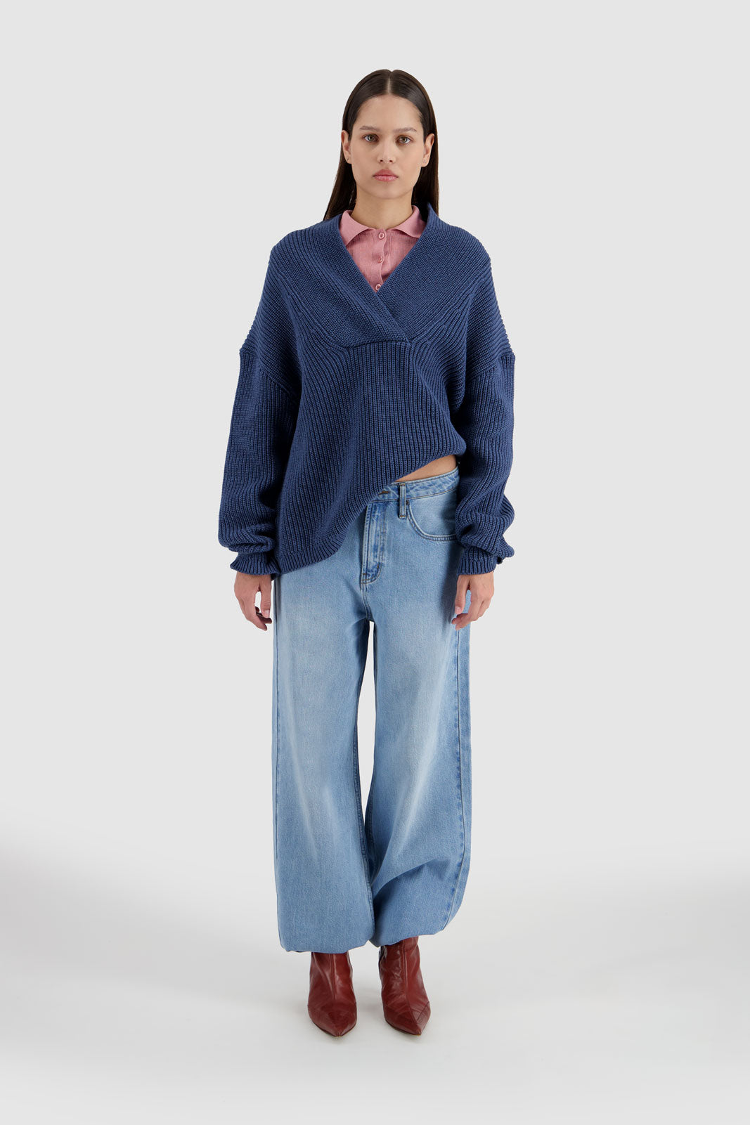 V-Sweater Indigo