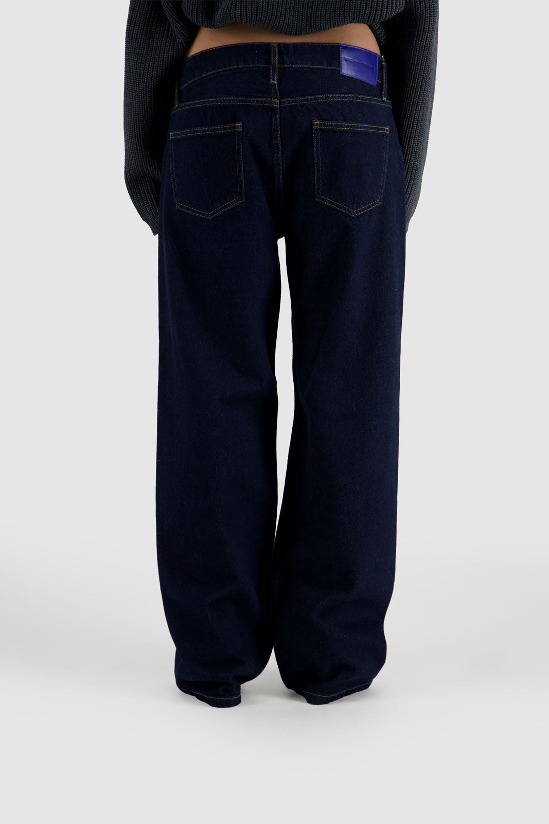 Straight Leg Jeans - Midnight Blue