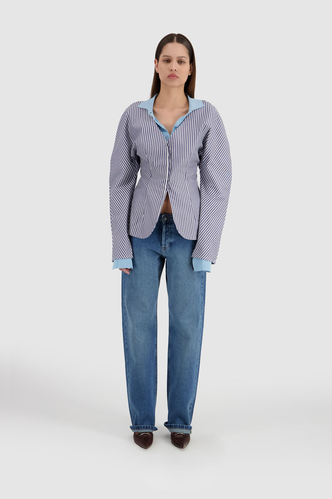Relaxed Jeans - Medium Blue