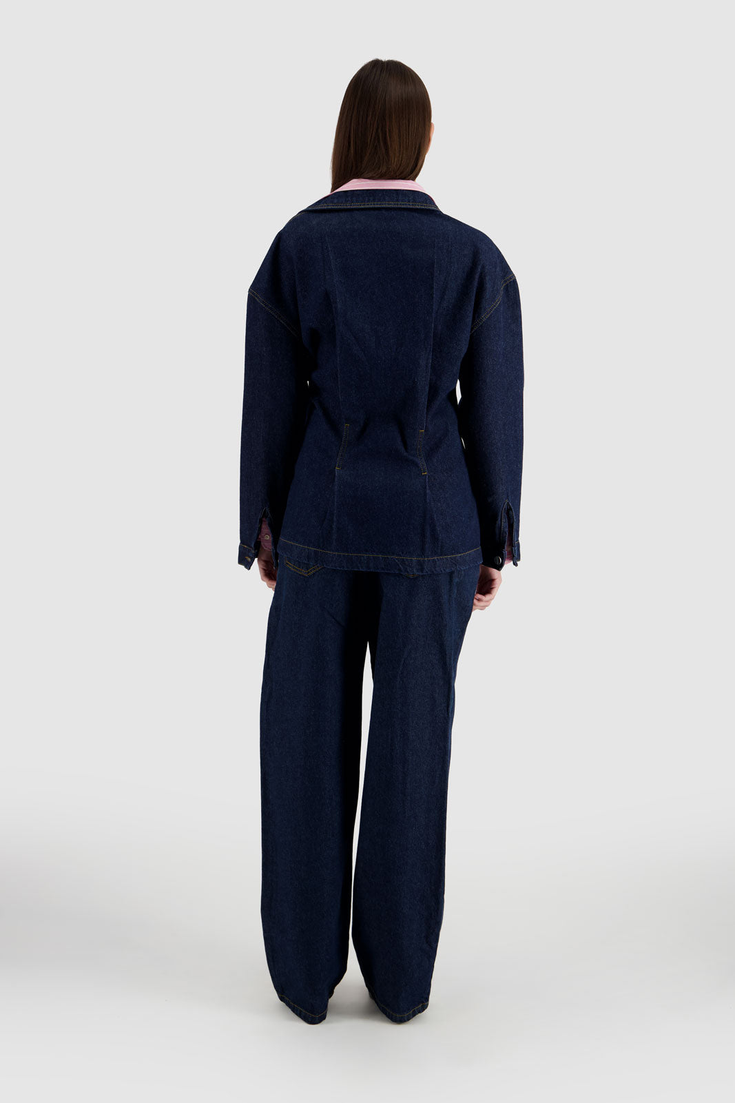 Overlapping Jeans - Midnight Blue