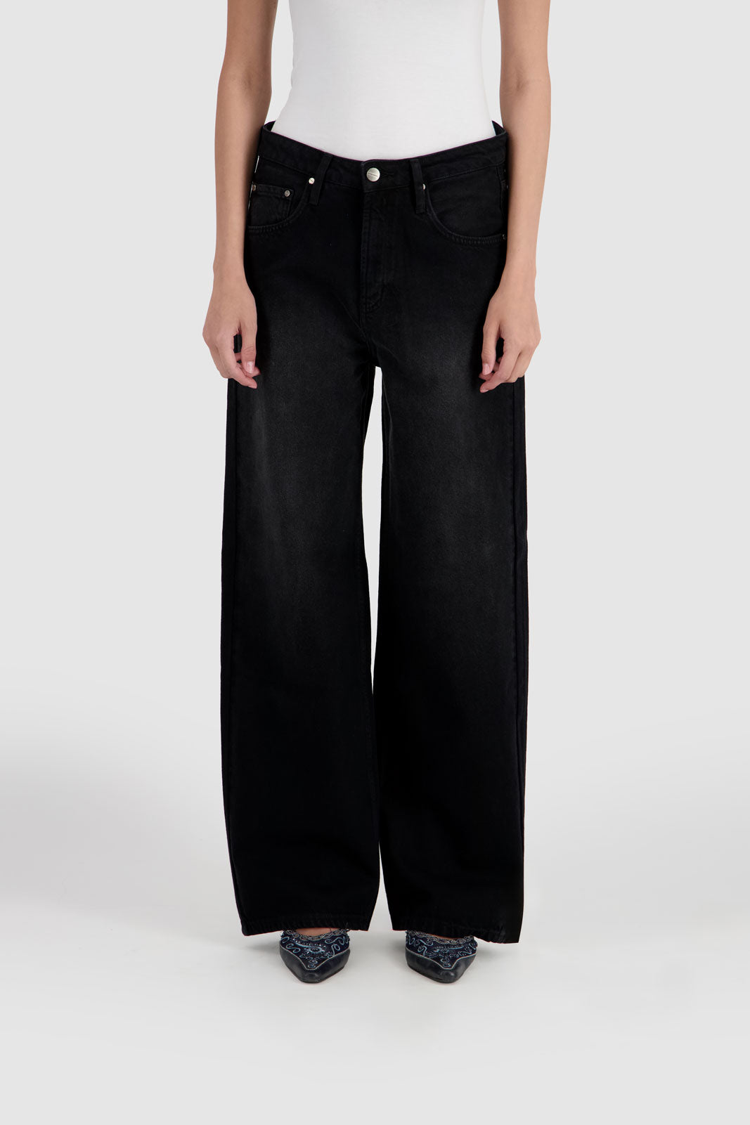 Baggy Jeans - Black Stone