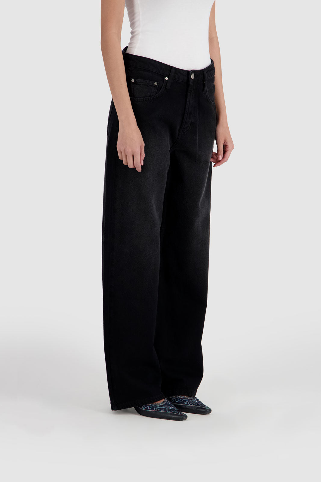 Baggy Jeans - Black Stone