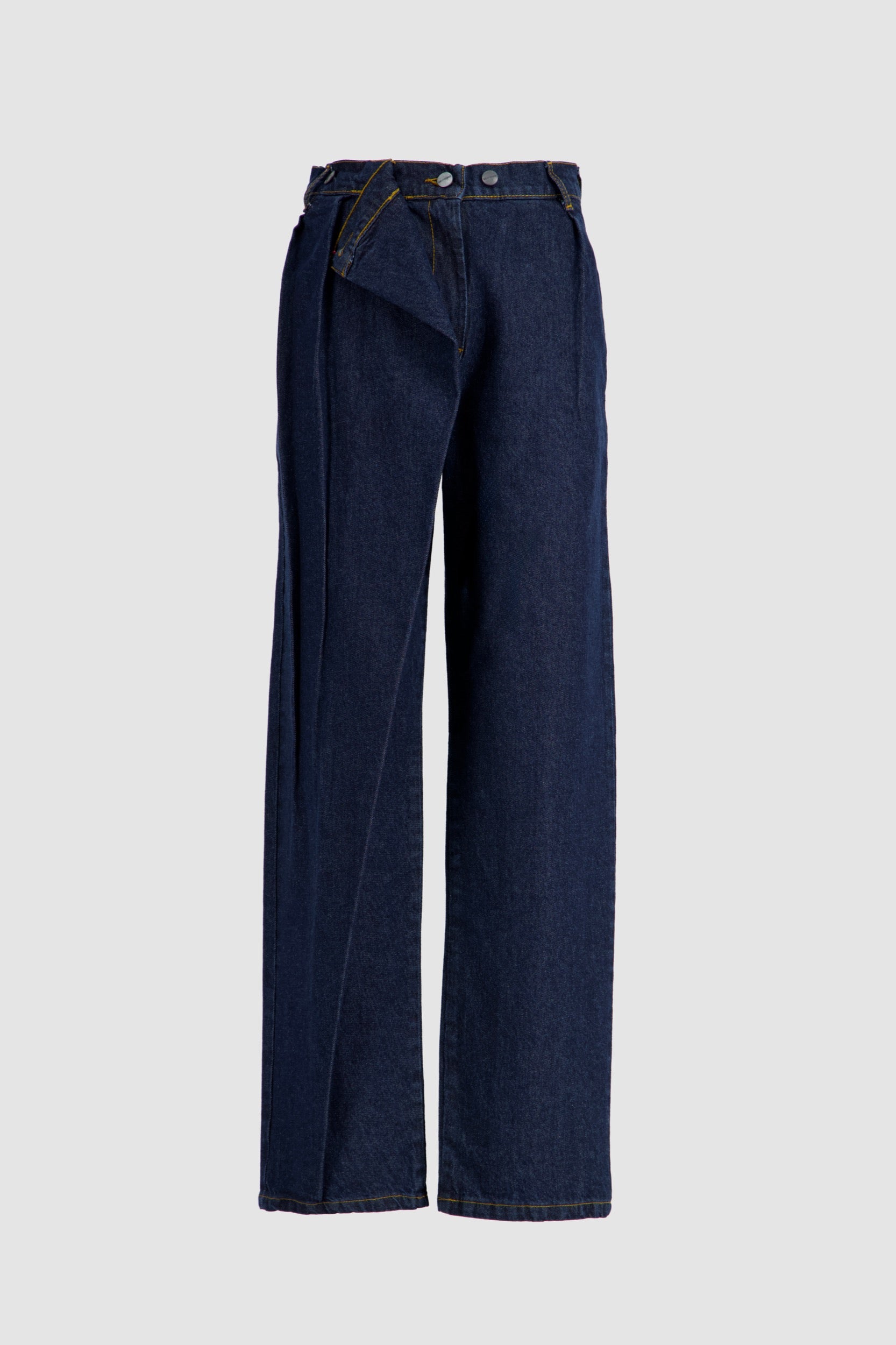 Overlapping Jeans - Midnight Blue