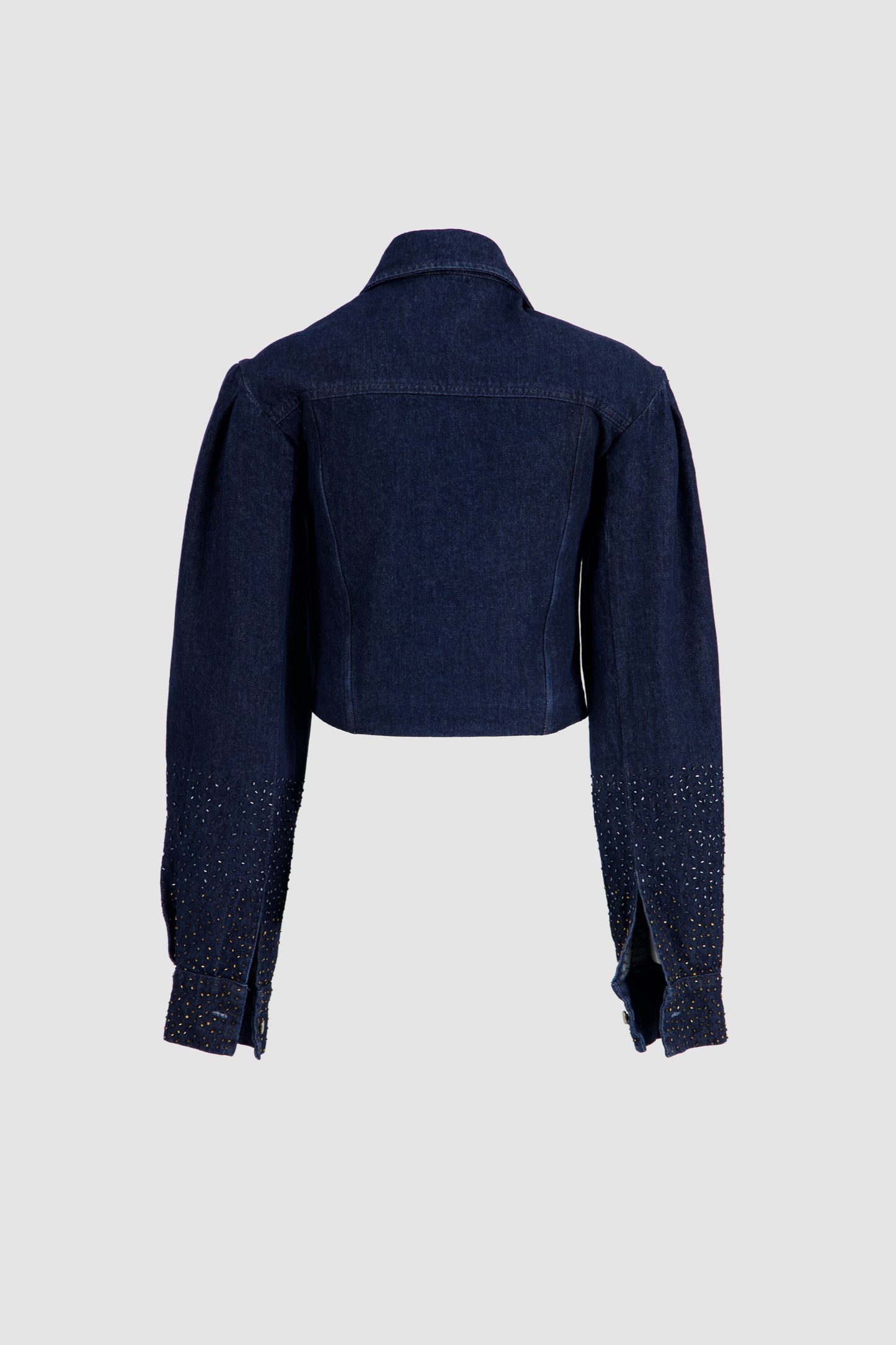 Embellished Corset Jacket - Midnight Blue