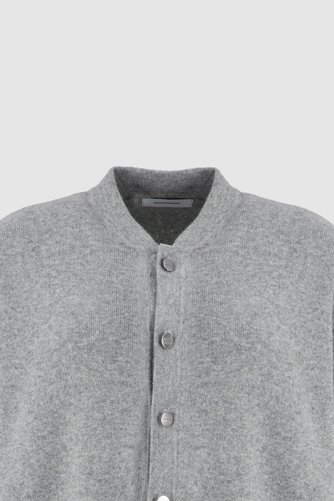 Oma Plain Cardigan - Ultimate Grey