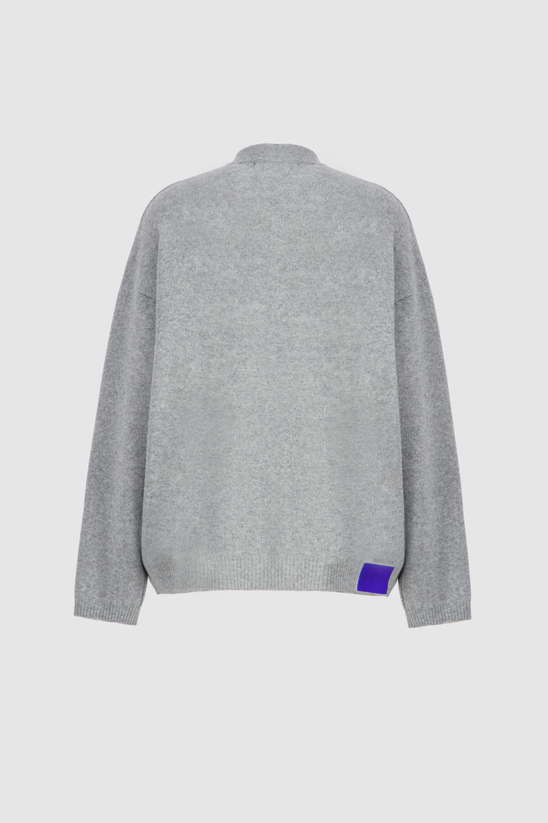 Oma Plain Cardigan - Ultimate Grey