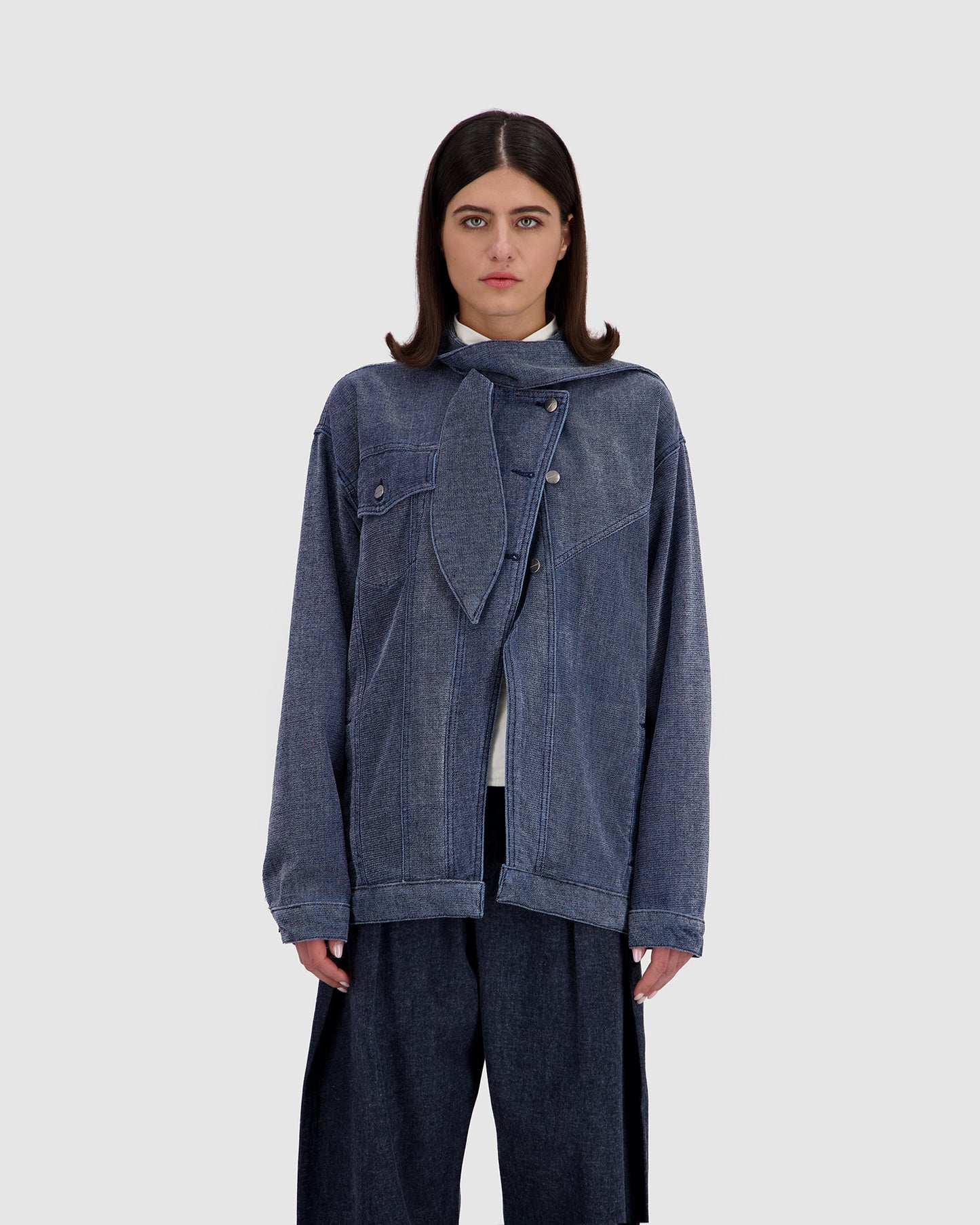 Jacket Bowtie - Light Blue Wash