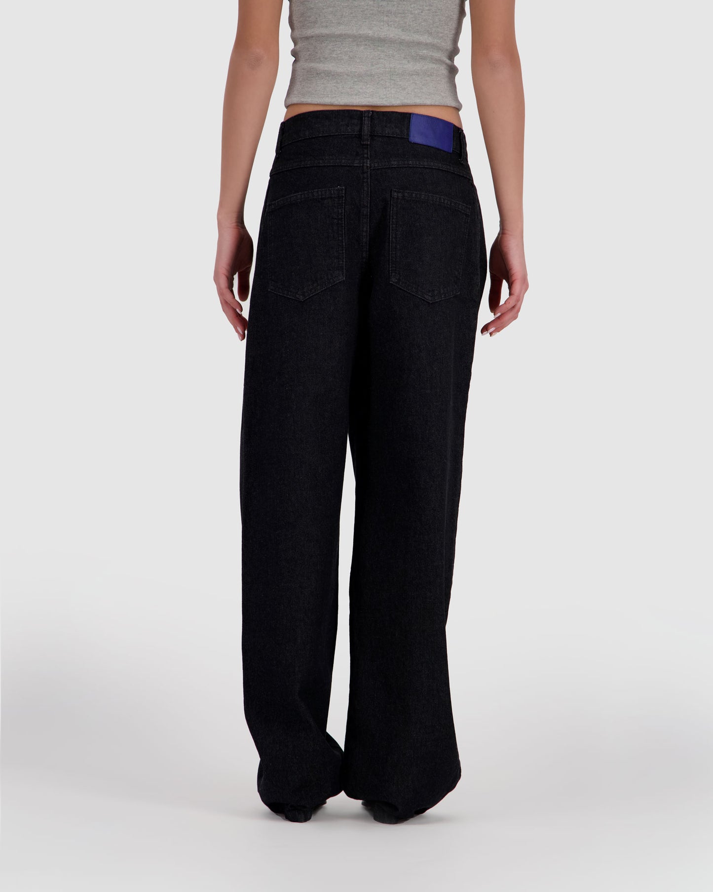 Overlapping Jeans - Black