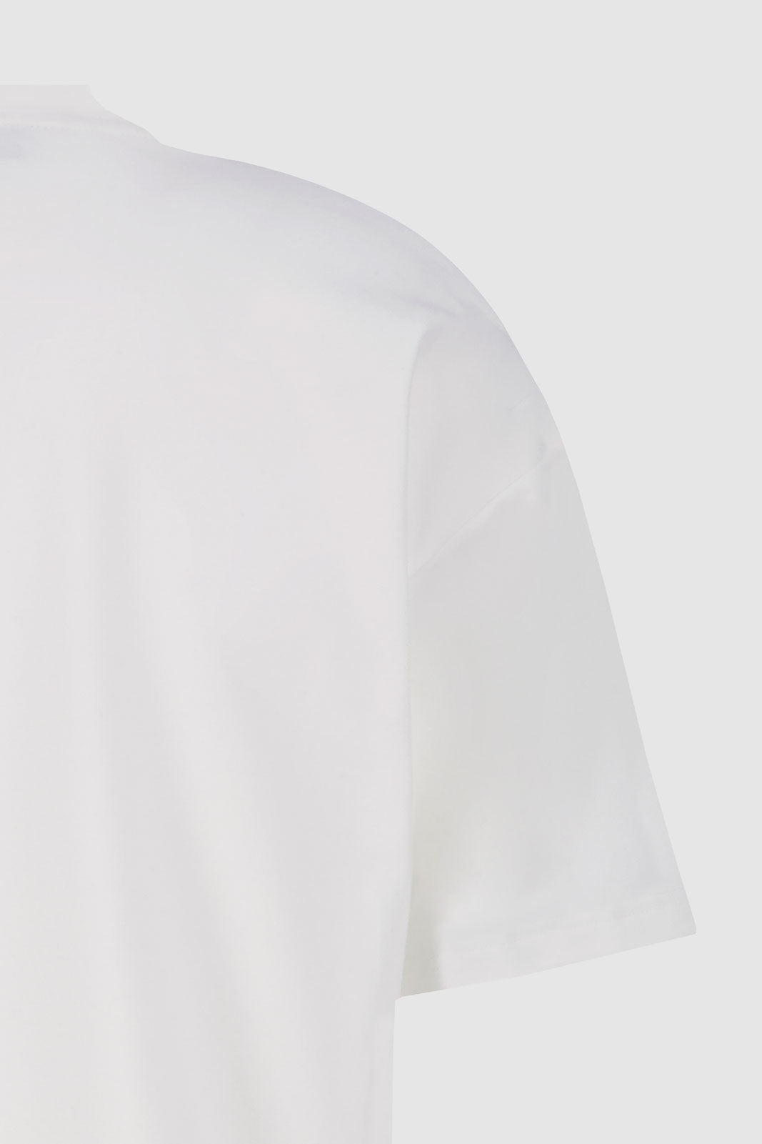 Oversized Crew Neck With Pockets - White