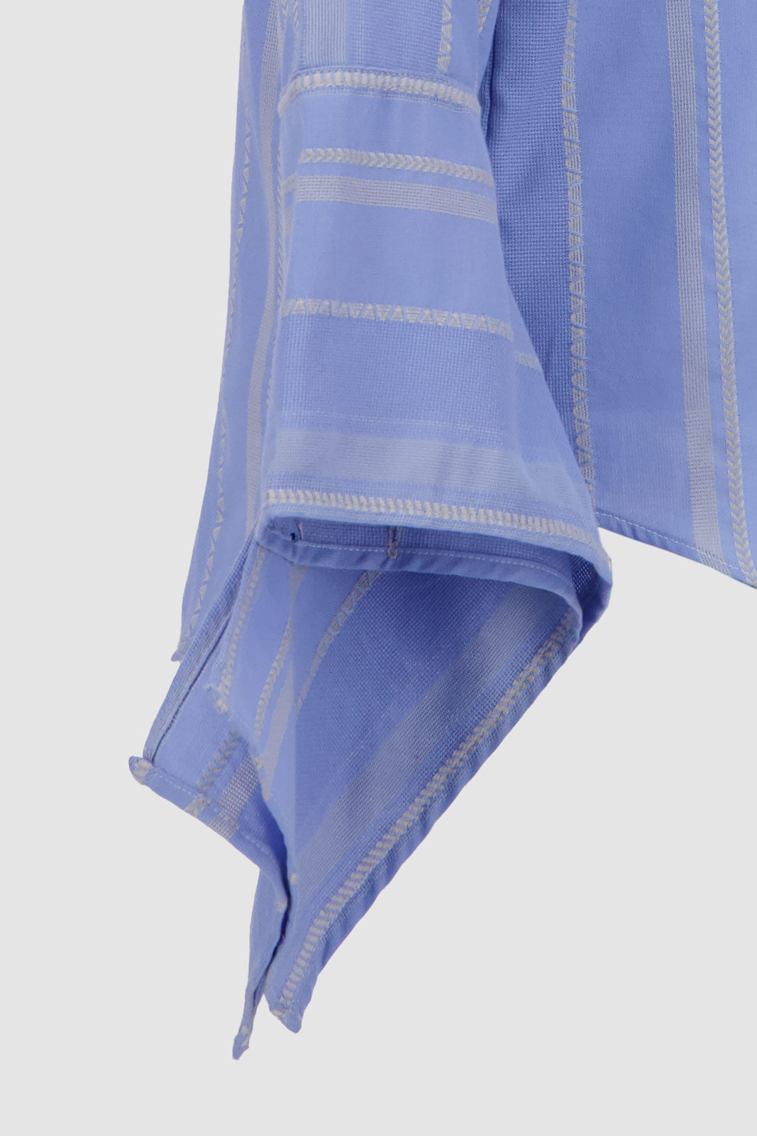 Beach Striped Bound Shirt -Blue x Beige