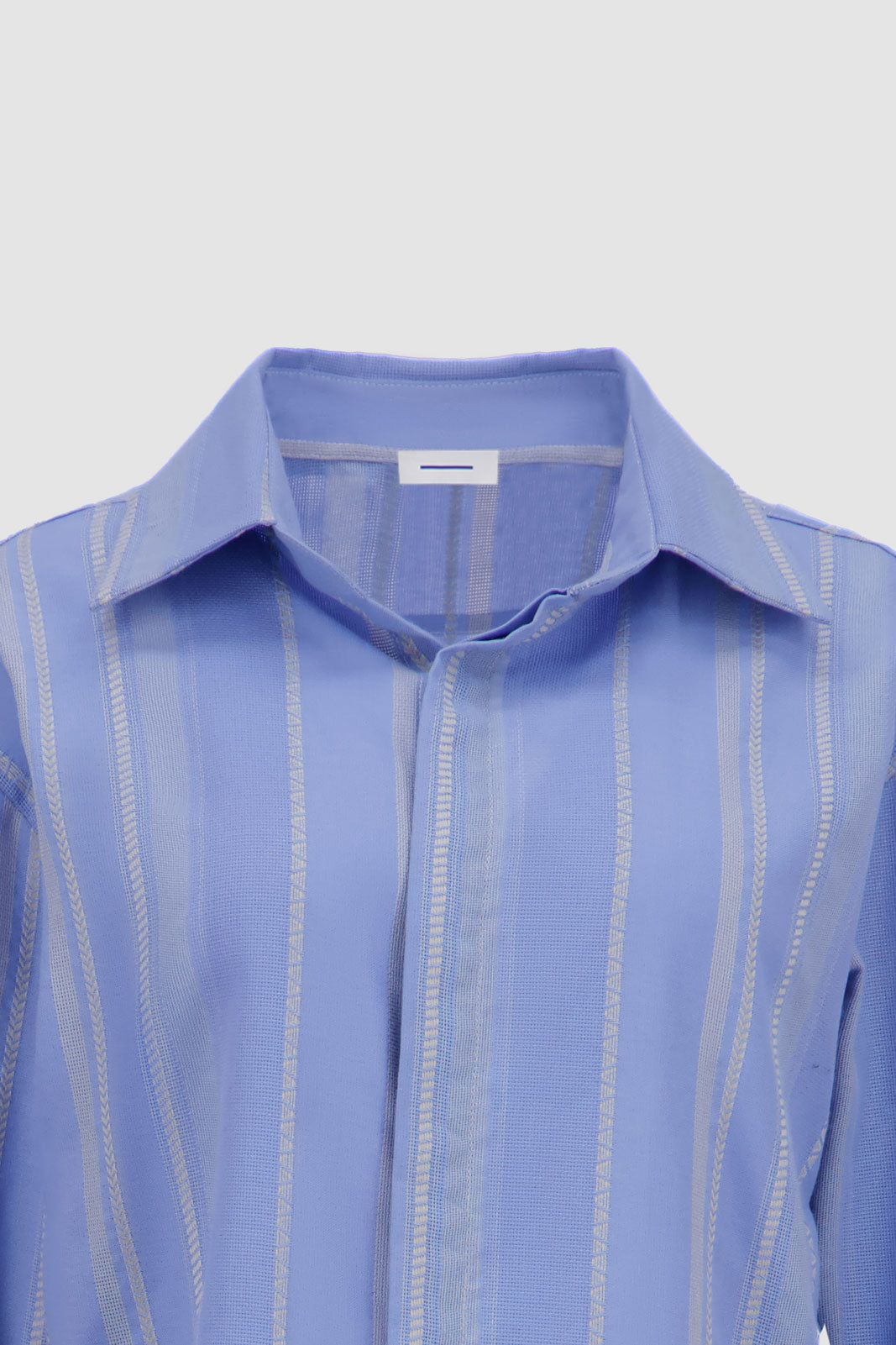 Beach Striped Bound Shirt -Blue x Beige