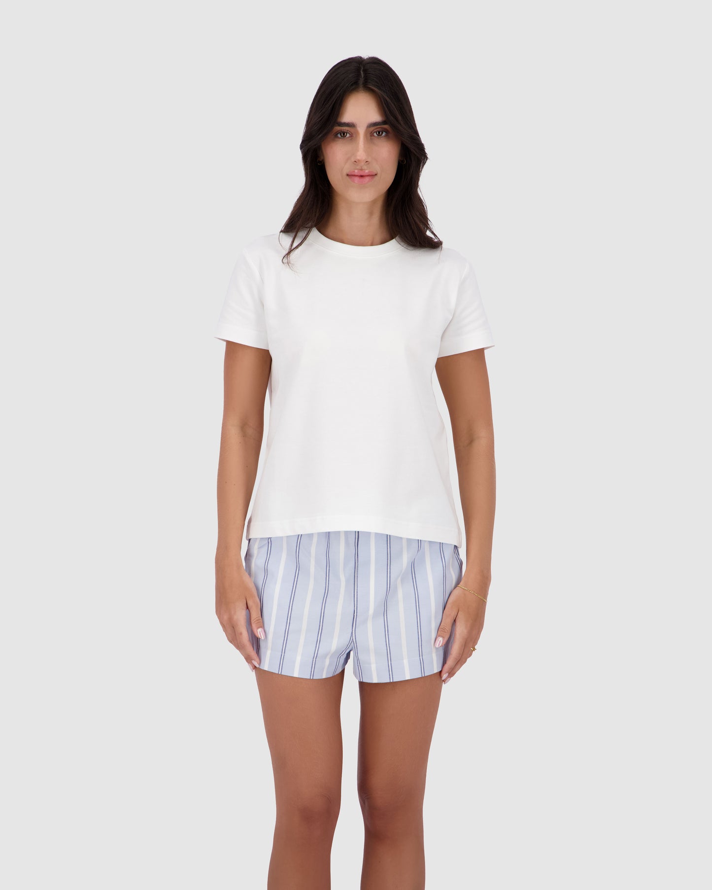 Boxer Short -Blue Pinstripe